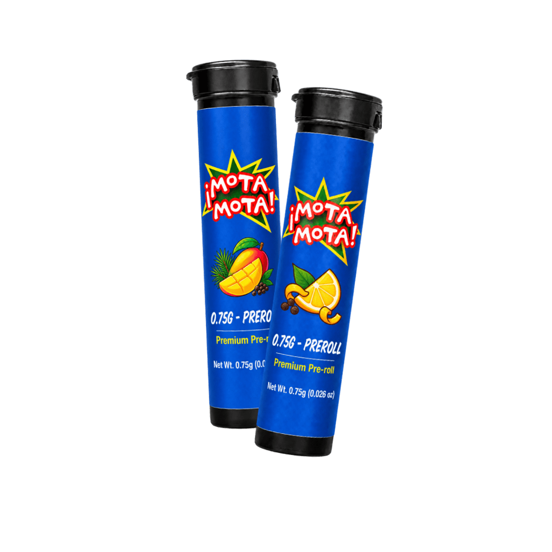 Mota Mota Tropical Trainwreck and Uptown Haze prerolls